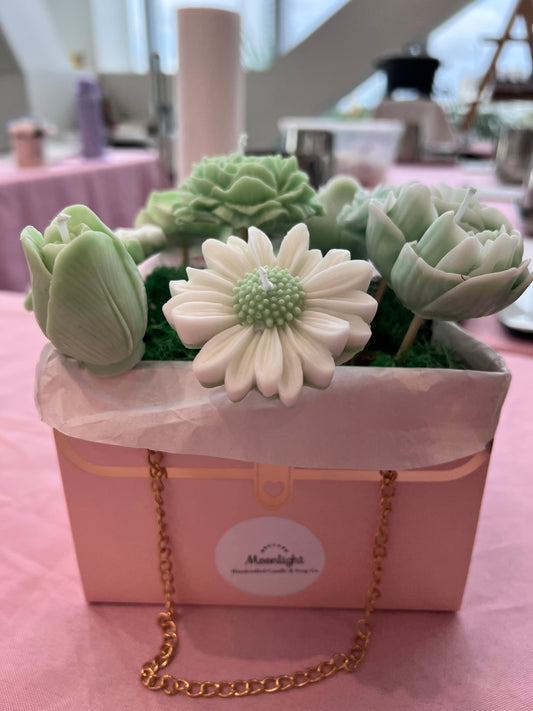 Floral Candle Bouquet