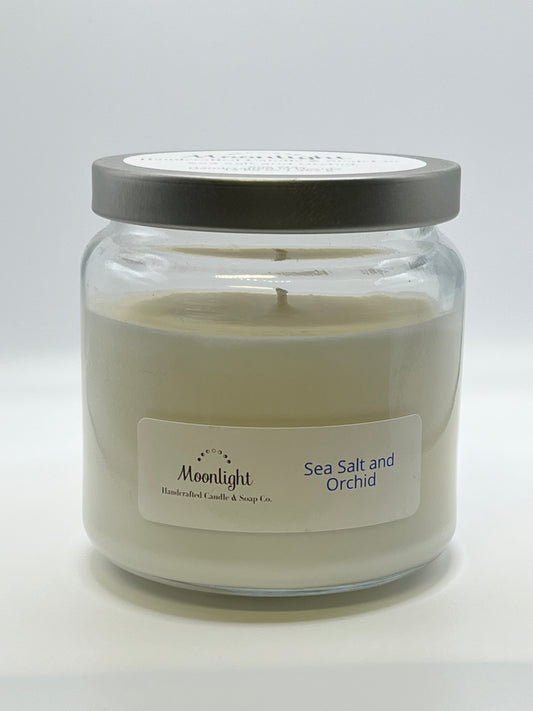 Sea Salt and Orchid - Soy Wax Candle