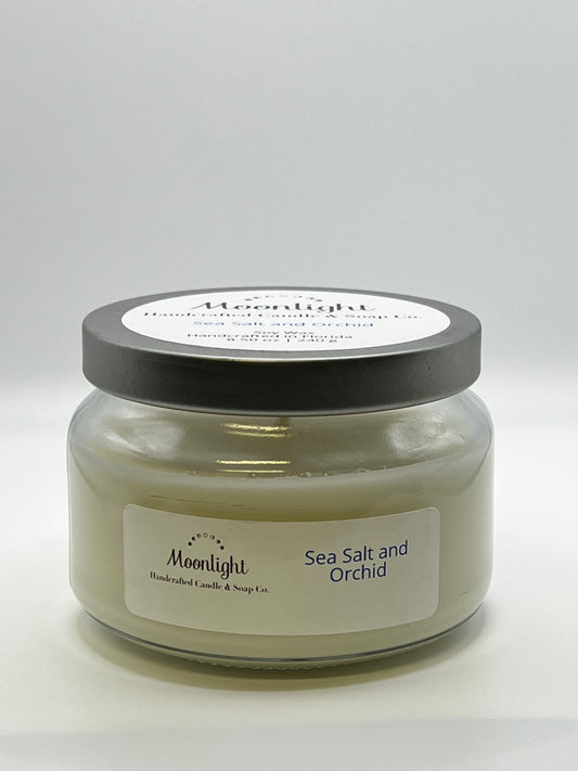 Sea Salt and Orchid - Soy Wax Candle